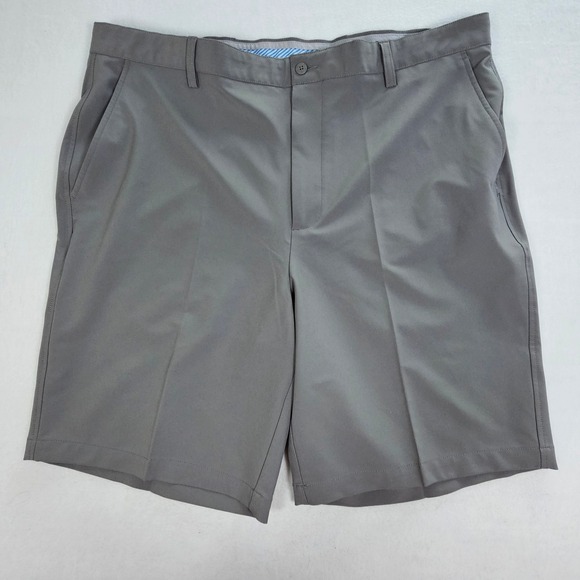 FootJoy Other - FootJoy Mens Gray Performance Golf Shorts Size 42 Flat Front FJ Logo 1112646